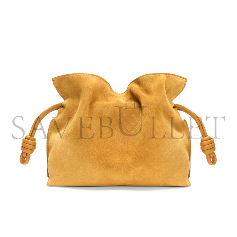 L0ew* MEDIUM FLAMENCO CLUTCH IN SUEDE A411FC1XFO (30*24.5*10.5cm)